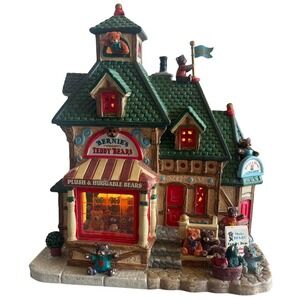 Lemax Bernie's Teddy Bears Caddington Village Lighted Building "Make a Bear"